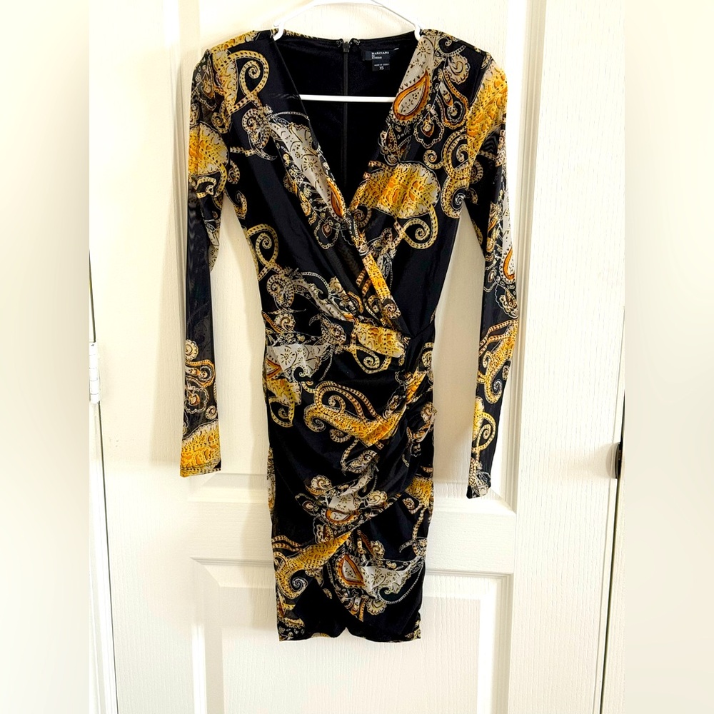 Marciano for Guess Lazarus Paisley Mesh Dress XS